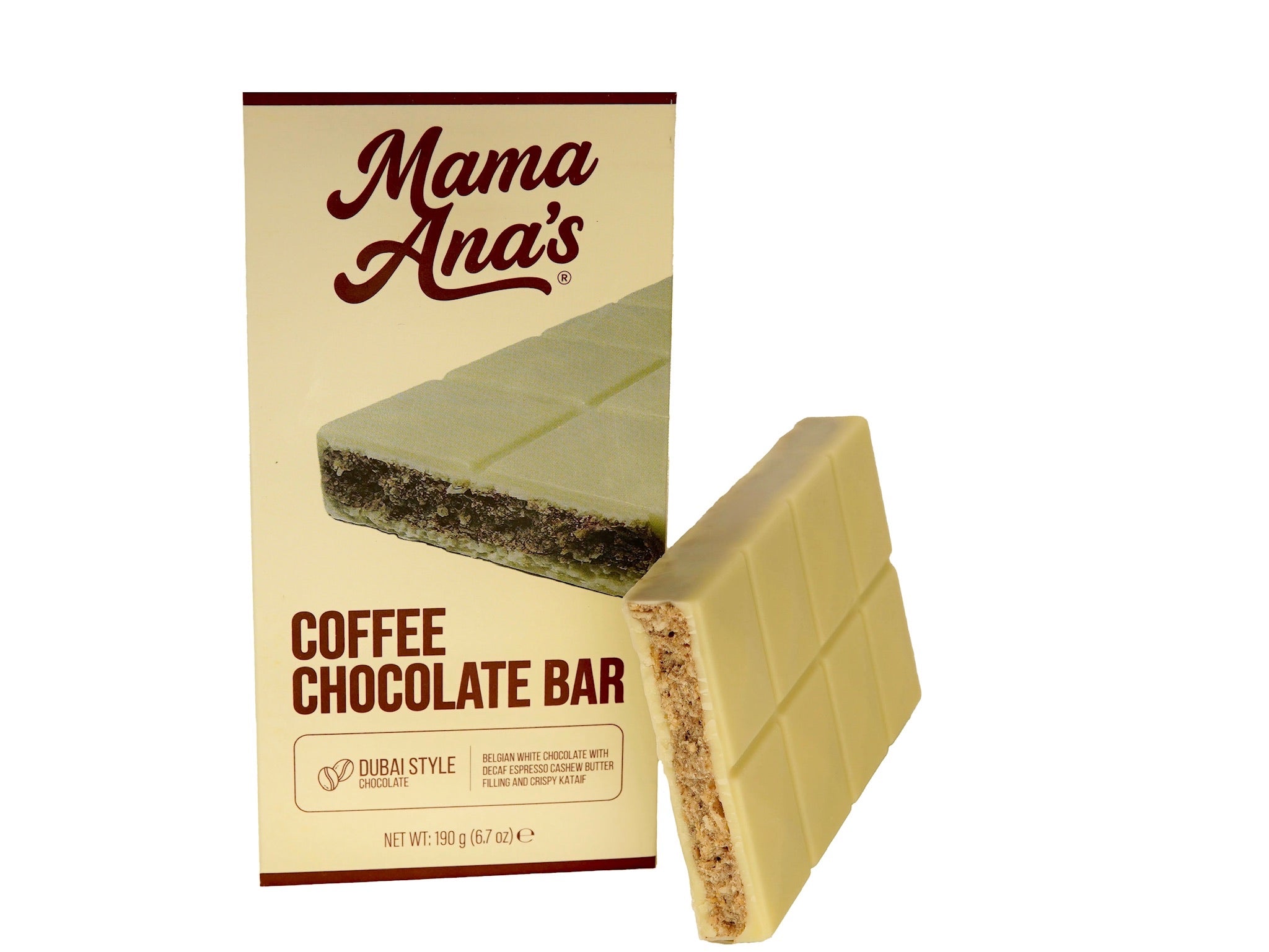 Coffee Dubai Style Chocolate Bar