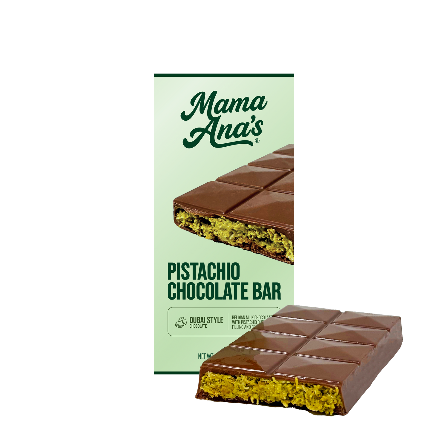 Pistachio Dubai Style Chocolate Bar